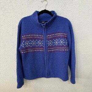VINTAGE Apres Ski Wool Blend Sweater